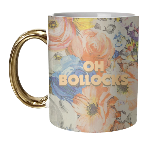 All The Swears no.1 - unique mug by Giddy Kipper