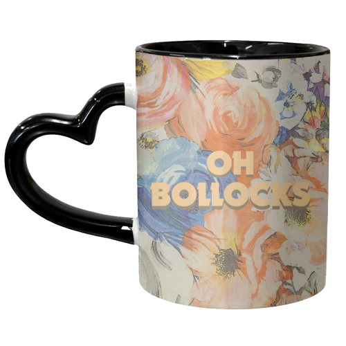 All The Swears no.1 - unique mug by Giddy Kipper
