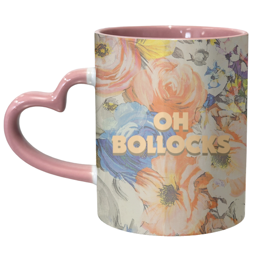 All The Swears no.1 - unique mug by Giddy Kipper