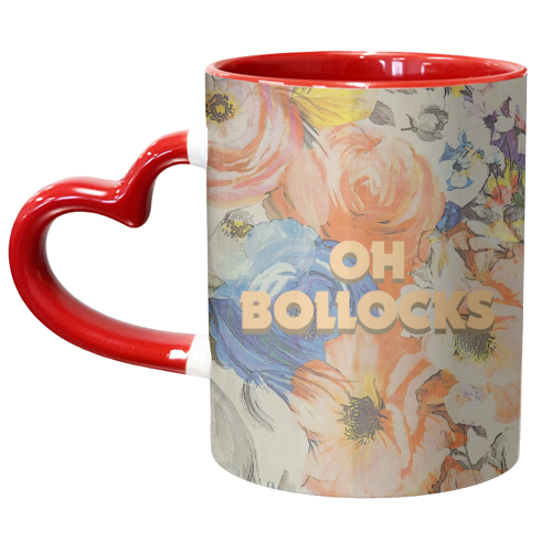 All The Swears no.1 - unique mug by Giddy Kipper