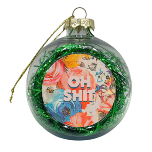 All The Swears no.2 - xmas bauble by Giddy Kipper