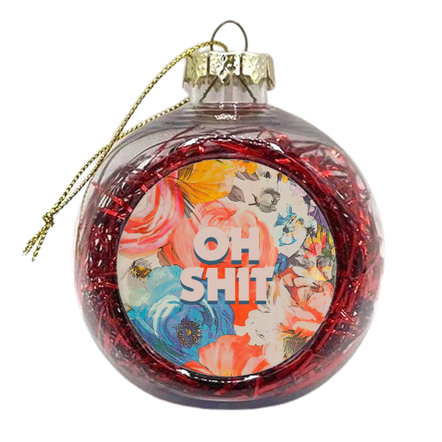 All The Swears no.2 - xmas bauble by Giddy Kipper