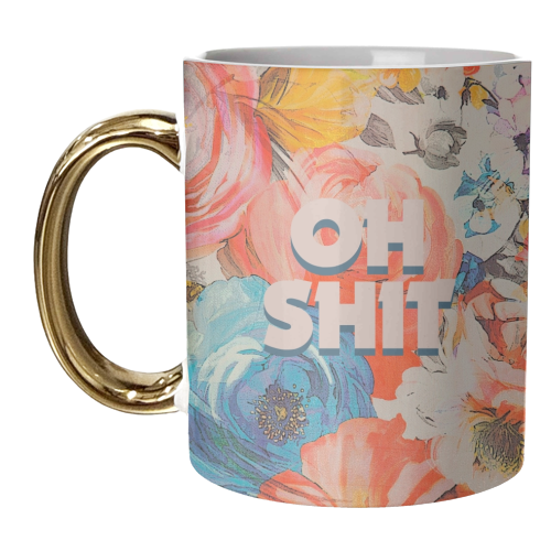 All The Swears no.2 - unique mug by Giddy Kipper