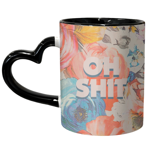 All The Swears no.2 - unique mug by Giddy Kipper