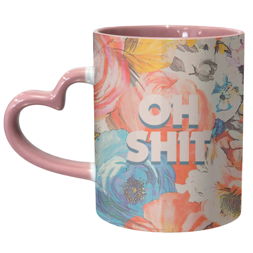 All The Swears no.2 - unique mug by Giddy Kipper