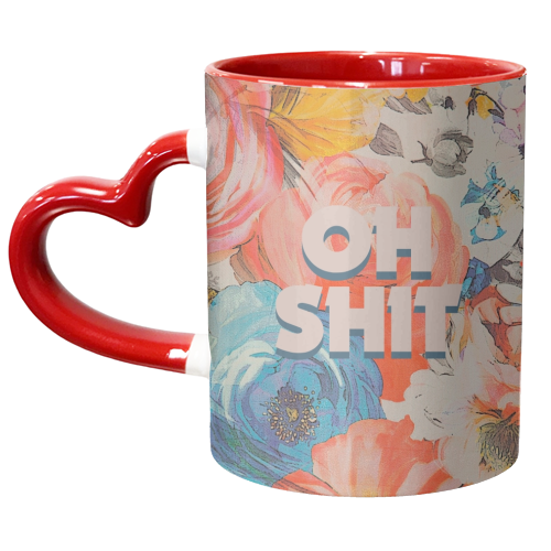 All The Swears no.2 - unique mug by Giddy Kipper