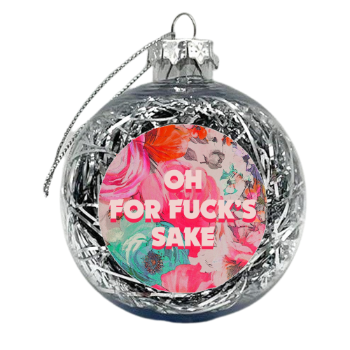 All The Swears no.3 - xmas bauble by Giddy Kipper