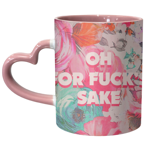 All The Swears no.3 - unique mug by Giddy Kipper