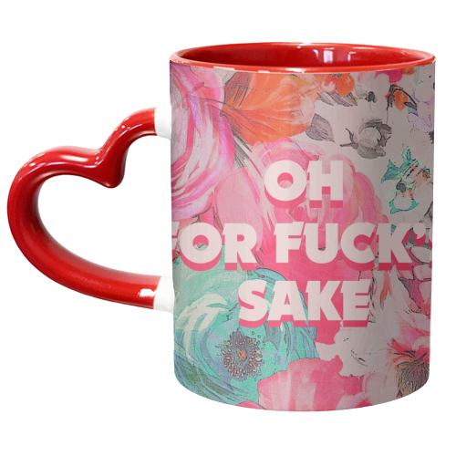 All The Swears no.3 - unique mug by Giddy Kipper