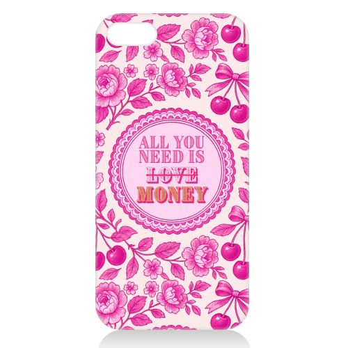 All You Need Is.. Money. - unique phone case by Lilly Rose