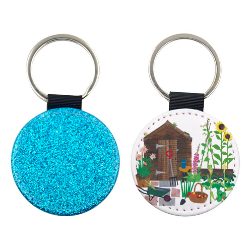 Allotment Garden - keyring by Christina Carpenter