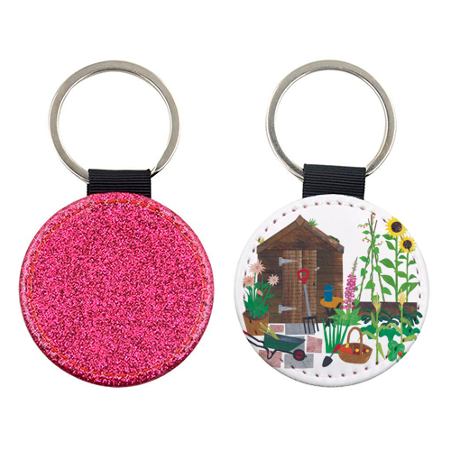 Allotment Garden - keyring by Christina Carpenter