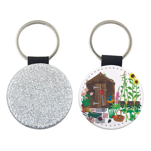 Allotment Garden - keyring by Christina Carpenter