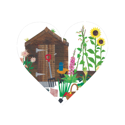 Allotment Garden - Magnet by Christina Carpenter