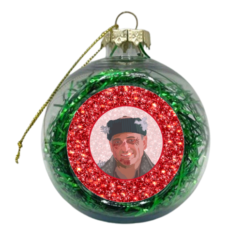 ALONE AT CHRISTMAS - xmas bauble by Wallace Elizabeth