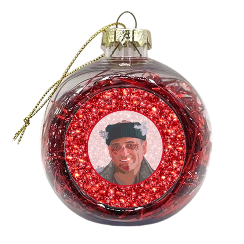 ALONE AT CHRISTMAS - xmas bauble by Wallace Elizabeth