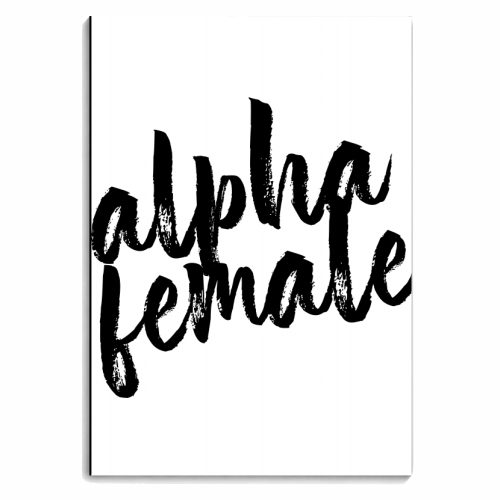 Alpha Female - personalised A4, A5, A6 notebook by Toni Scott