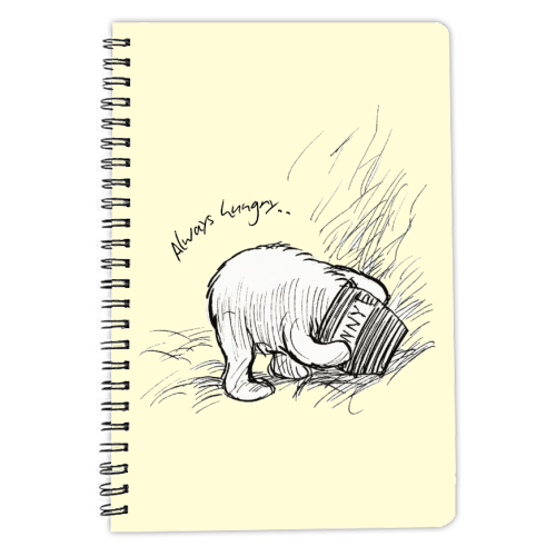 Always Hungry - personalised A4, A5, A6 notebook by Ms Doodle