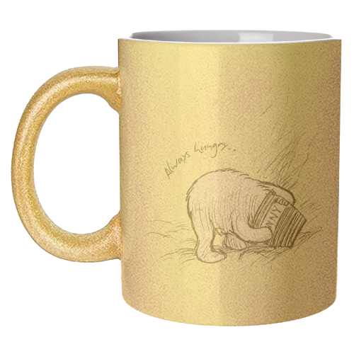 Always Hungry - unique mug by Ms Doodle
