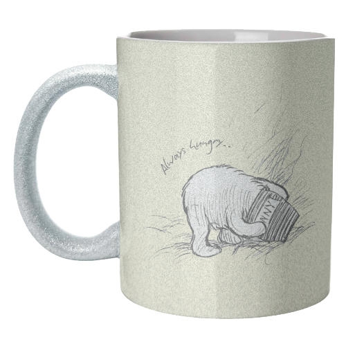 Always Hungry - unique mug by Ms Doodle