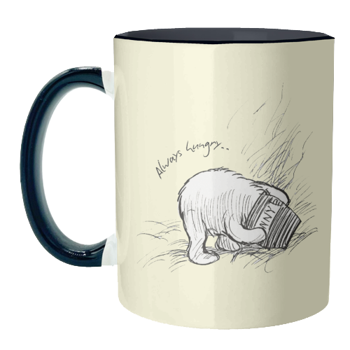 Always Hungry - unique mug by Ms Doodle