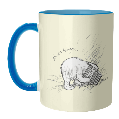 Always Hungry - unique mug by Ms Doodle