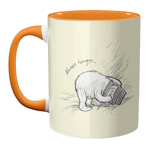 Always Hungry - unique mug by Ms Doodle