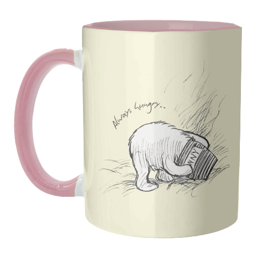 Always Hungry - unique mug by Ms Doodle