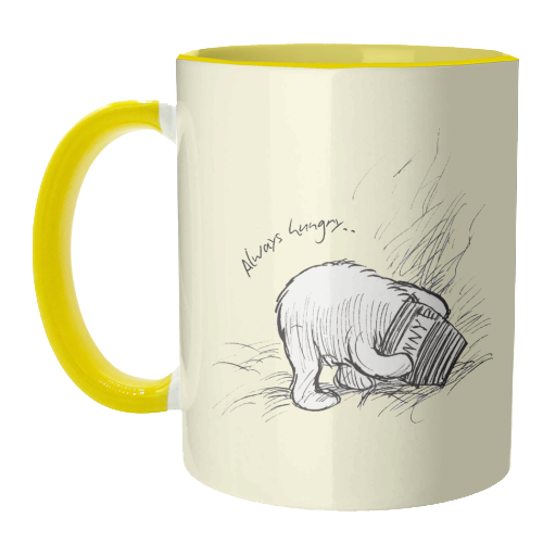 Always Hungry - unique mug by Ms Doodle