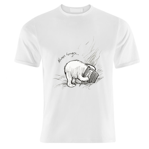 Always Hungry - unique t shirt by Ms Doodle