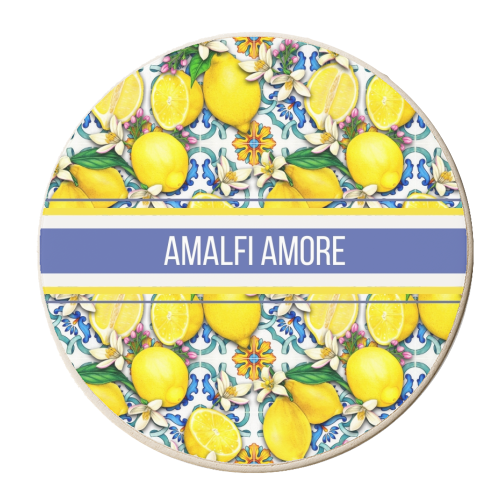 Amalfi Amore - personalised beer coaster by Lilly Rose