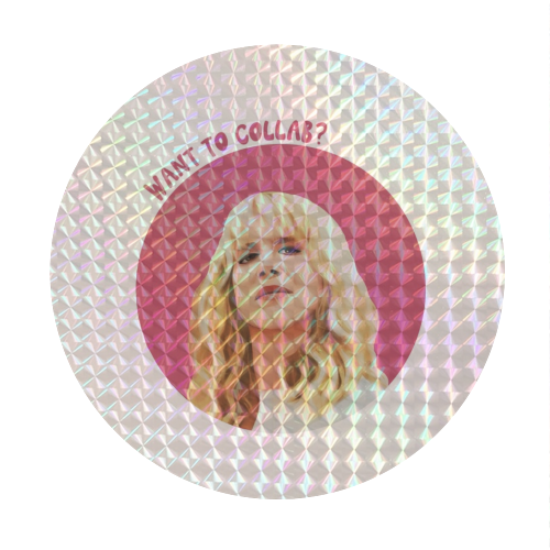 Amandaland inspired collab design - Circle Sticker by Giddy Kipper