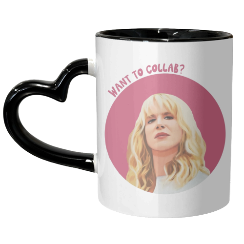 Amandaland inspired collab design - unique mug by Giddy Kipper