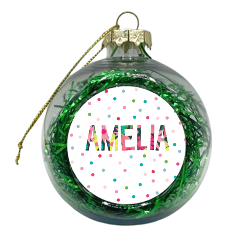 Amelia - xmas bauble by The Boy and the Bear