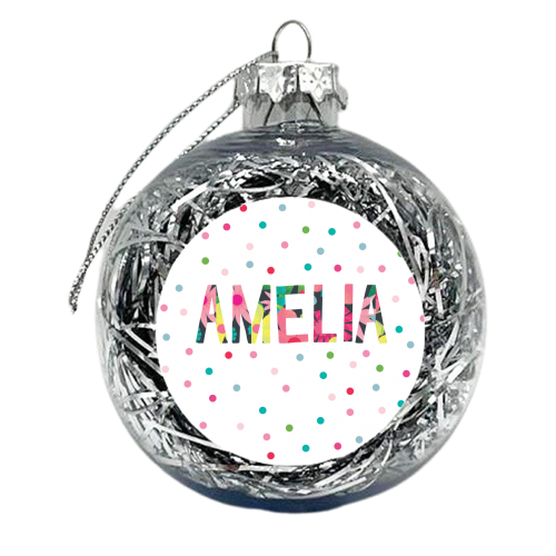 Amelia - xmas bauble by The Boy and the Bear