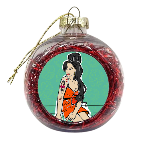 Amy - xmas bauble by Bec Broomhall