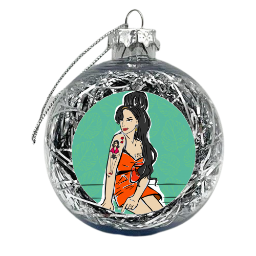 Amy - xmas bauble by Bec Broomhall