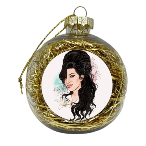 Amy - xmas bauble by Helen Green