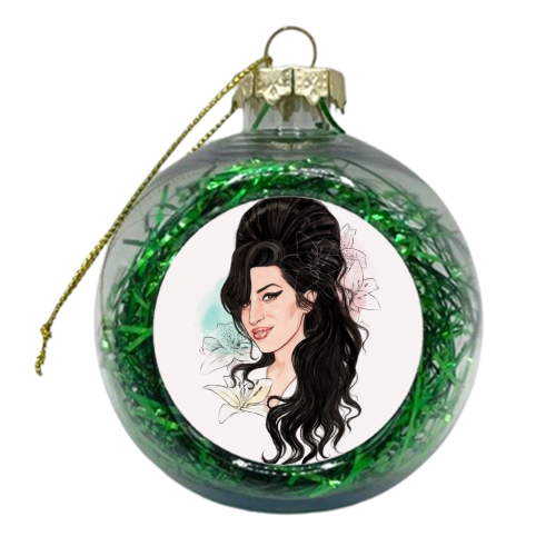 Amy - xmas bauble by Helen Green