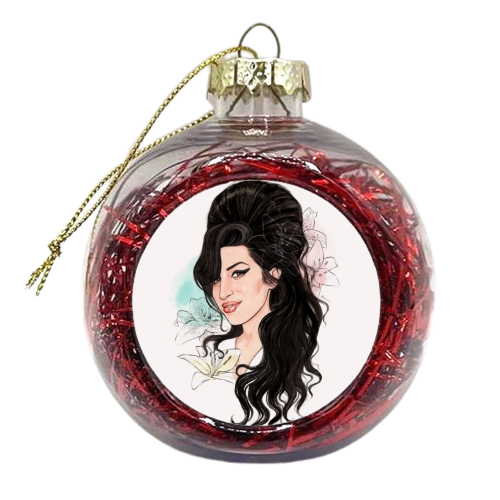 Amy - xmas bauble by Helen Green