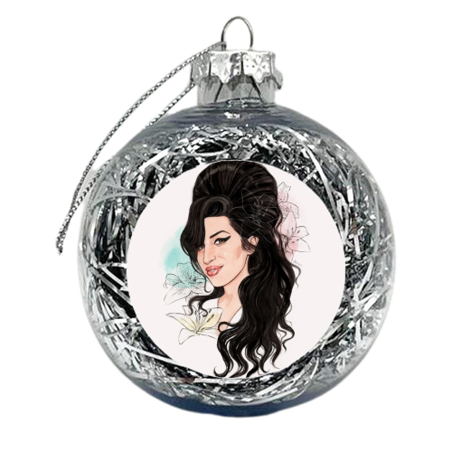 Amy - xmas bauble by Helen Green