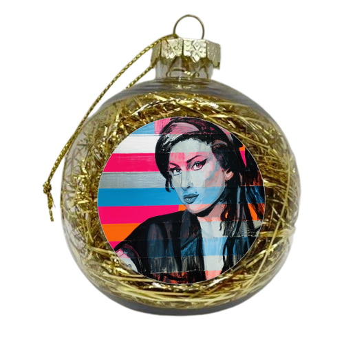 Amy - xmas bauble by Kirstie Taylor