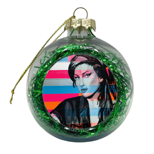 Amy - xmas bauble by Kirstie Taylor