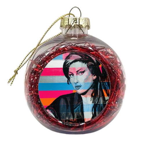 Amy - xmas bauble by Kirstie Taylor