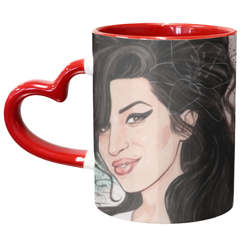 Amy - unique mug by Helen Green