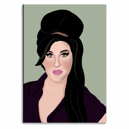 Amy Winehouse - personalised A4, A5, A6 notebook by Rock and Rose Creative