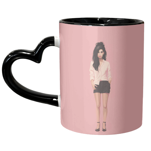 Amy singer - unique mug by haris kavalla