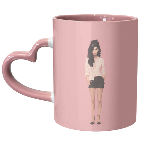 Amy singer - unique mug by haris kavalla