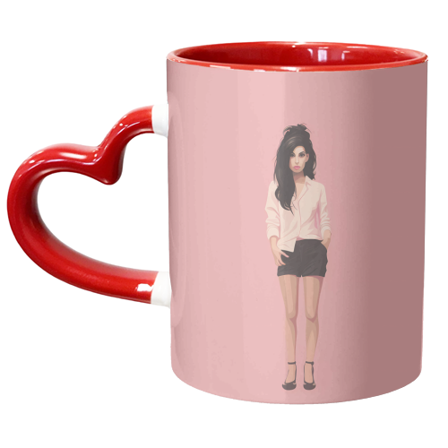 Amy singer - unique mug by haris kavalla