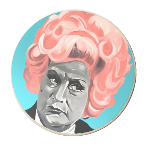 "And I am unanimous in this" - personalised beer coaster by Kirstie Taylor